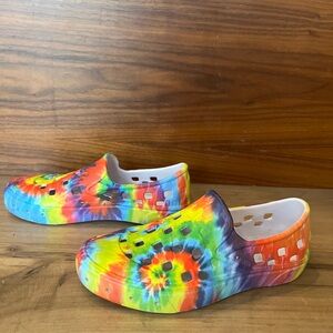 Vans Slip-On Trek Tie Dye Flat Sandals kids size 2